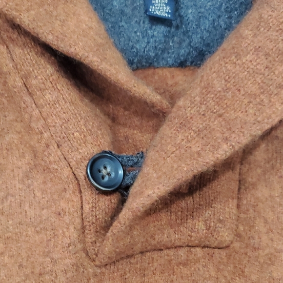 Banana Republic Orange  100% Merino Wool  Sweater Size S - Picture 6 of 11